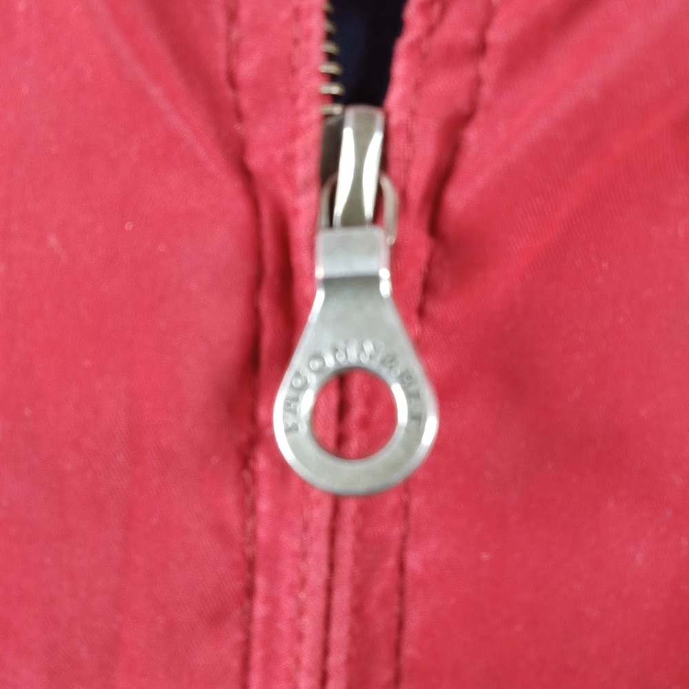 Facconable Jacket Mens Medium Red Microfiber Sued… - image 3